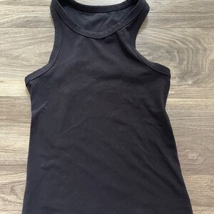 lululemon athletica Black Racerback Tank Top